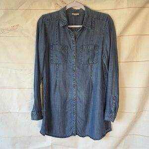 J. Jill Blue Denim Top